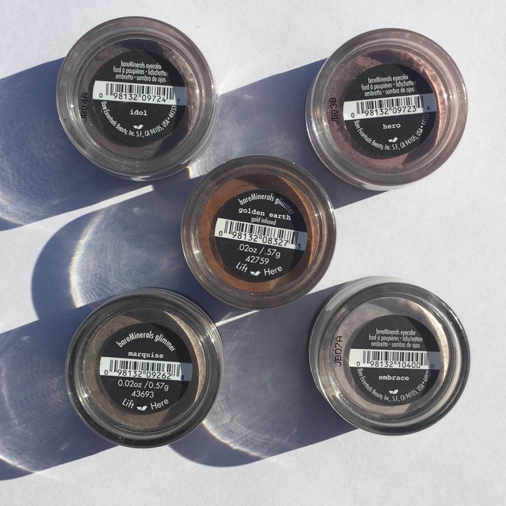 5 New bareMinerals glimmer eyecolor